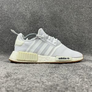Adidas NMD_R1 Primeblue GZ9260 Men's Size 10.5 White Gum Running Shoes Used
